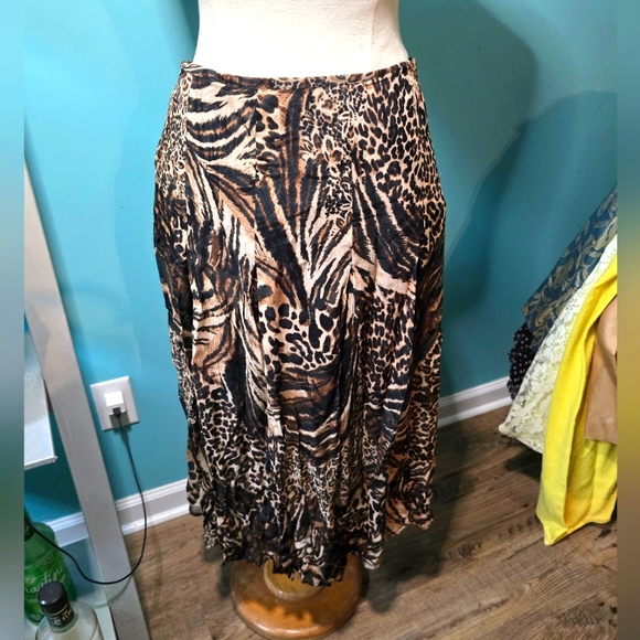 Classic Leopard Print Women's Skirt by Conrad C Collection - Picture 1 of 5